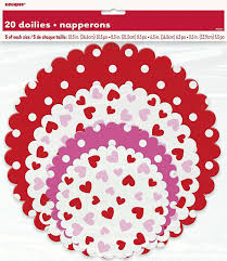 Doilies - Hearts (62898) - Mad Parties & Supplies