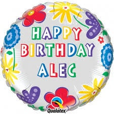 Foil - 18" - Happy Birthday (add letters) (24324) - Mad Parties & Supplies