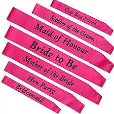 Sashes - Bride to be - Mad Parties & Supplies