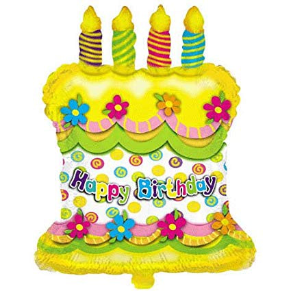 Supershape - Birthday Cake (434070) - Mad Parties & Supplies