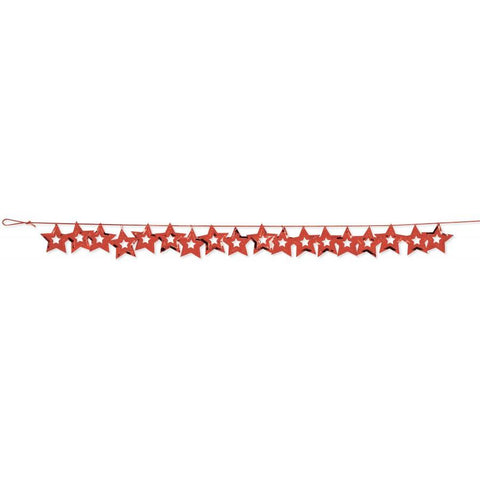 String Decorations - Red Stars (03-1000) - Mad Parties & Supplies