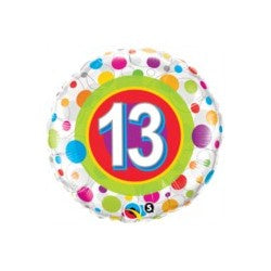 Foil - 18" - 13th (41132) - Mad Parties & Supplies