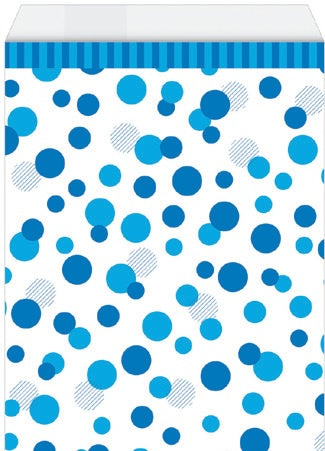 Loot Bags - Spots (Blue) (E2345) - Mad Parties & Supplies
