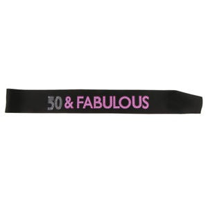 Sashes - 50 & Fabulous - Mad Parties & Supplies
