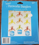 Firework Danglers - 40th (03-4960) - Mad Parties & Supplies