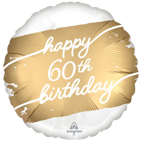 Foil - 18" - Happy 60th Birthday (4320801)