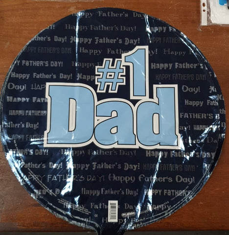 Foil - 18" - #1 Dad (32809) - Mad Parties & Supplies
