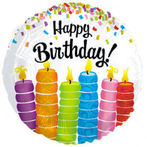 Foil - 18" - Happy Birthday! (114607) - Mad Parties & Supplies
