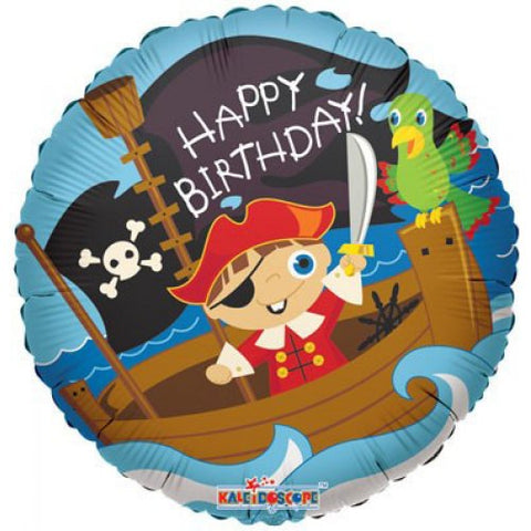 Foil - 18" - Happy Pirate Birthday (19202) - Mad Parties & Supplies