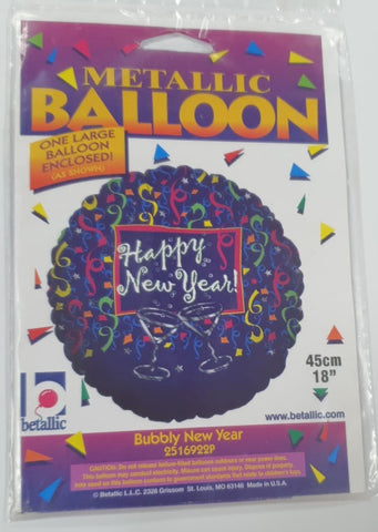 Foil - 18" - Happy New Year (2516922P) - Mad Parties & Supplies