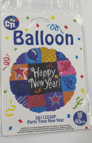 Foil - 18" - Happy New Year (26112230P) - Mad Parties & Supplies