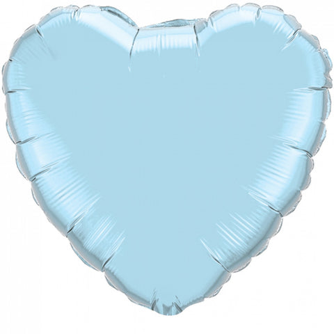 Foil - 18" - Heart - Light Blue (23014)