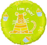 Foil - 18" - I am Four! (91928) - Mad Parties & Supplies