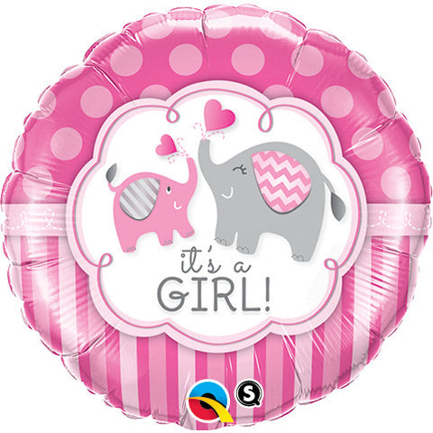 Foil - 18" - It's a girl! (45106) - Mad Parties & Supplies