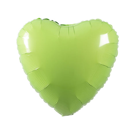 Foil - 18" - Heart - Kiwi Green (34103-18) - Mad Parties & Supplies