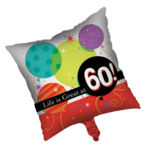 Foil - 18" - Life is great at 60! (046087)