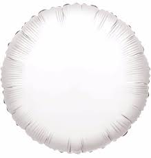 Foil - 18" - Round - White (FBRWHITE)