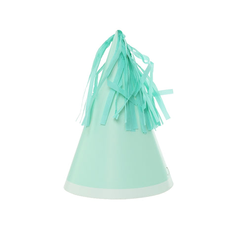 Party Hats - Pkt 10 - Mint Green (6150MTP) - Mad Parties & Supplies