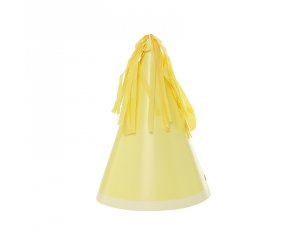 Party Hats - Pkt 10 - Pastel Yellow (6150PYP) - Mad Parties & Supplies