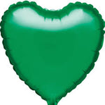 Foil - 18" - Heart - Green (10557) - Mad Parties & Supplies