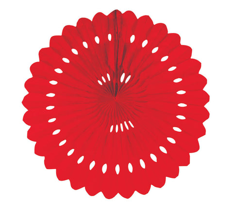 Hanging Fan - 40cm - Red (E3287) - Mad Parties & Supplies