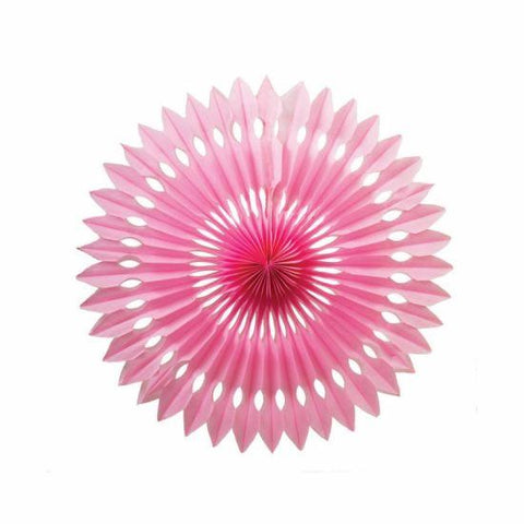 Hanging Fan - 40cm - Light Pink (5216CP) - Mad Parties & Supplies