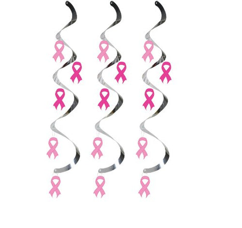 Hanging Decorations - Breast Cancer Danglers (033106)