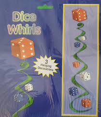 Hanging Swirl Decorations - Dice Whirls (50062)