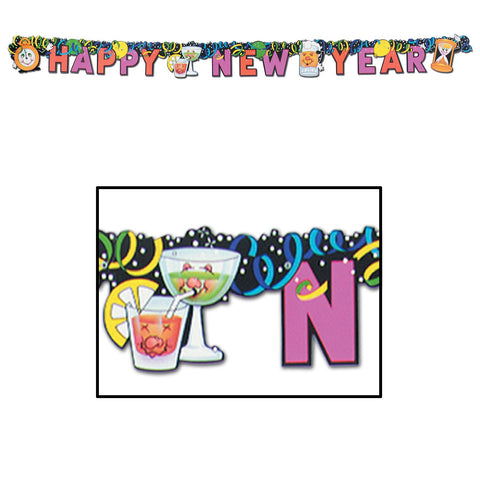 Banner - Happy New Year (88214) - Mad Parties & Supplies