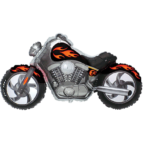 Supershape - Motor Bike (115cm) - Black & Orange (SSMB02)