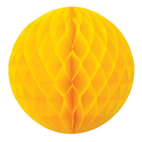 Honeycomb Ball - 35cm - Yellow (5208Y) - Mad Parties & Supplies