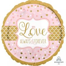 Foil - 18" - Love Always & Forever (33571) - Mad Parties & Supplies