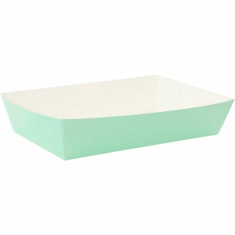 Lunch Trays - Paper - Pkt 10 - Mint Green (6235MTP) - Mad Parties & Supplies