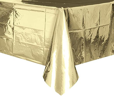 Tablecover - Trestle - Metallic Gold (50411) - Mad Parties & Supplies