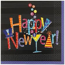 Napkins - Happy New Year (666392) - Mad Parties & Supplies