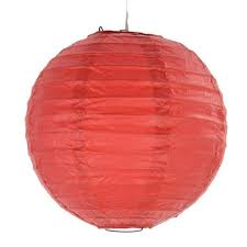 Lantern - 25cm - Red (E2385) - Mad Parties & Supplies
