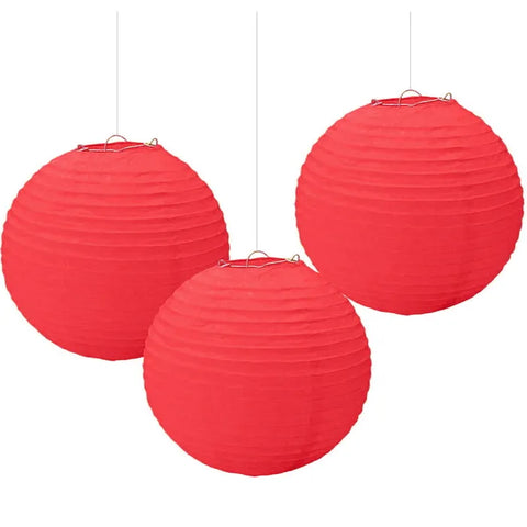 Paper Lantern - 3 Pack - Red (24055.40)