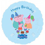 Foil - 18" - Happy Birthday Peppa Pig (23111) - Mad Parties & Supplies