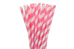 Pink & White Straws (PSAG3956) - Mad Parties & Supplies