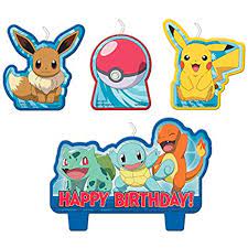 Pokemon - Candle Set (172408) - Mad Parties & Supplies