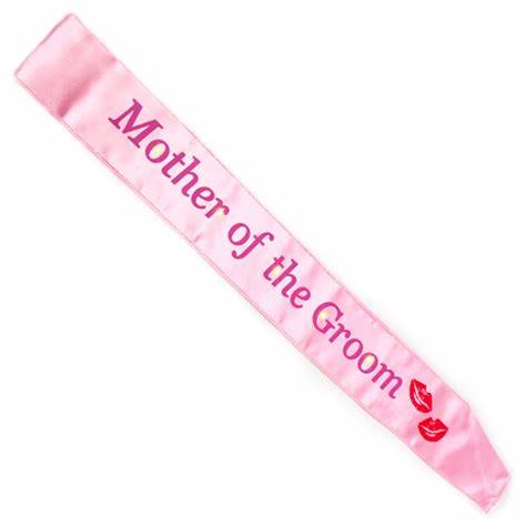 Sashes - Mother of the Groom (Flashing) (ADFS-MG) - Mad Parties & Supplies