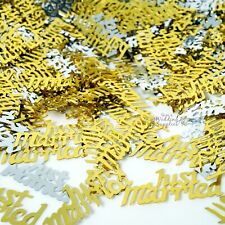 Scatters - Just Married (Gold) (400112) - Mad Parties & Supplies