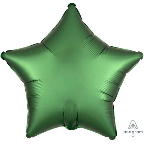 Foil - 18" - Star - Satin Green (3858801)