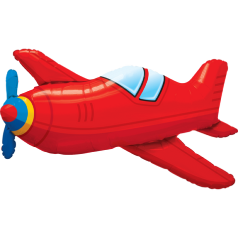 Supershape - 36" - Red Airplane (57811)