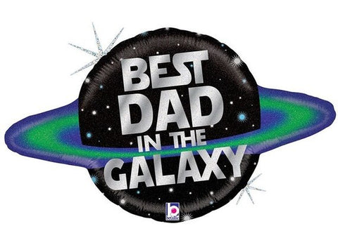 Supershape - Best Dad in the Galaxy (35942) - Mad Parties & Supplies