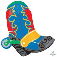 Supershape - Cowboy Boot (25745) - Mad Parties & Supplies