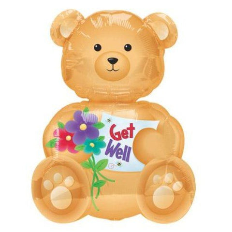 Supershape - Get Well Teddy (09880) - Mad Parties & Supplies