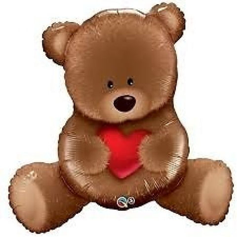 Supershape - Teddy Bear with Heart (16453) - Mad Parties & Supplies
