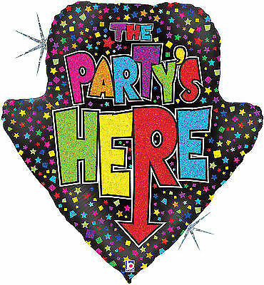 Supershape - 30"/76cm - The Party's Here (85574) - Mad Parties & Supplies
