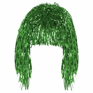 Tinsel Wig - Green (71550)